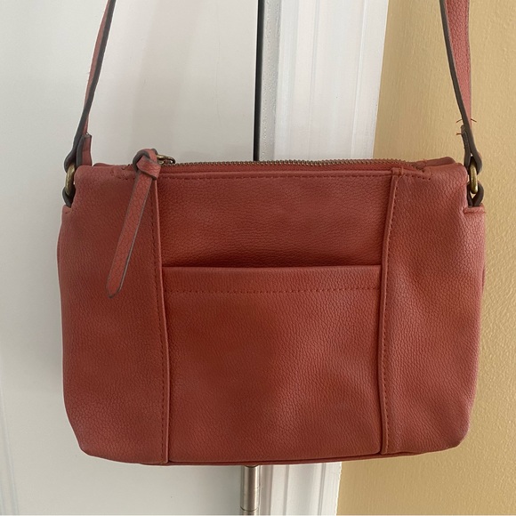 Sonoma Crossbody Purse Rust Red/Brown NWOT - Picture 12 of 16